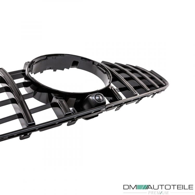Kühlergrill Schwarz Glanz passend für Mercedes E C207 A207 Mopf 13-17 auf Sport-Panamericana GT