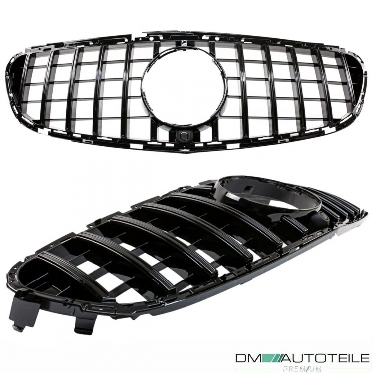 Kühlergrill Schwarz passt für Mercedes E-Klasse W212 S212 ab 2013-216 auf Sport-Panamericana GT