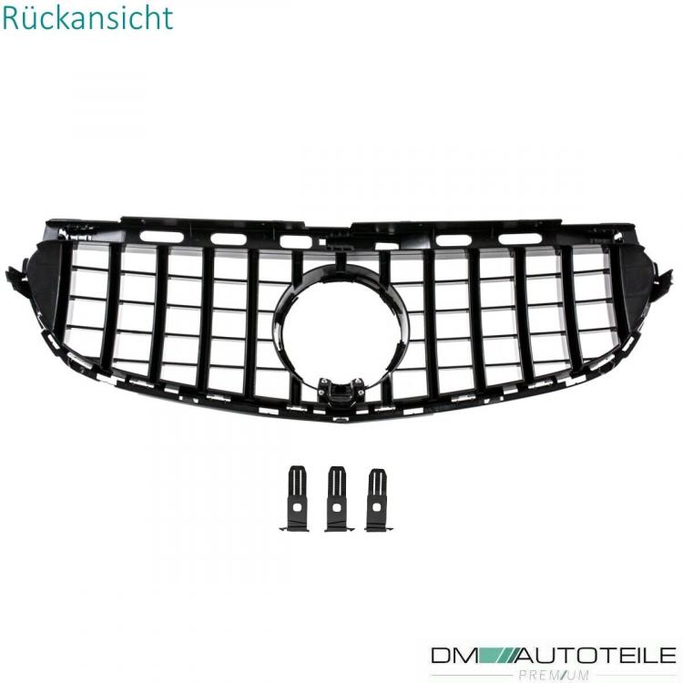 Kühlergrill Schwarz passt für Mercedes E-Klasse W212 S212 ab 2013-216 auf Sport-Panamericana GT