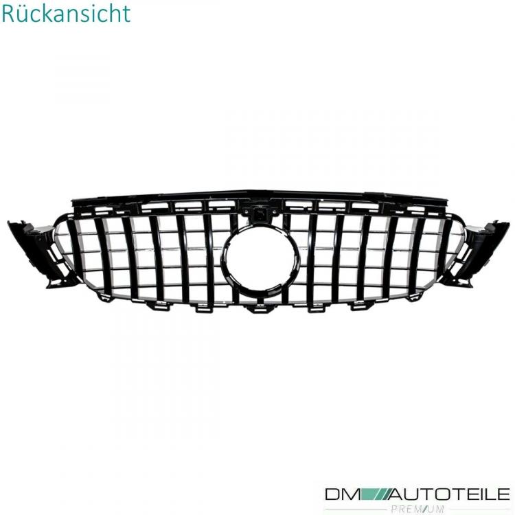 Sport Kühlergrill Schwarz passt für Mercedes E Klasse W213 S213 C238 A238 + Kamera auf Panamericana GT