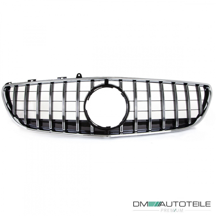Kühlergrill chrom passt für Mercedes W218 CLS Bj 2015-2017 ohne Kamera auf Sport-Panamericana GT