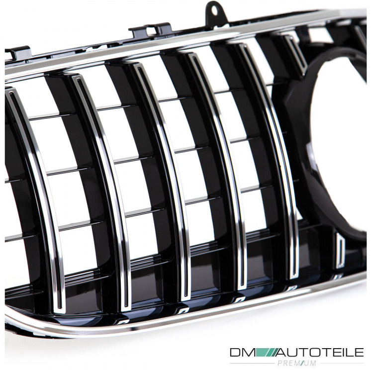 Kühlergrill chrom passt für Mercedes W218 CLS Bj 2015-2017 ohne Kamera auf Sport-Panamericana GT