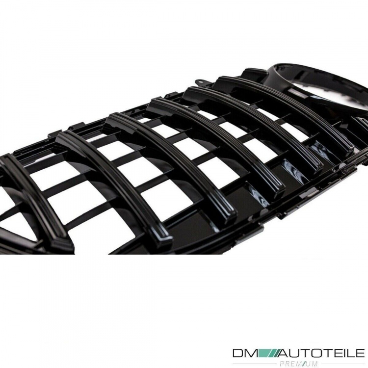 Kühlergrill Schwarz glanz passt für Mercedes W218 CLS Mopf Bj 2014-2018 ohne Kamera auf Sport-Panamericana GT