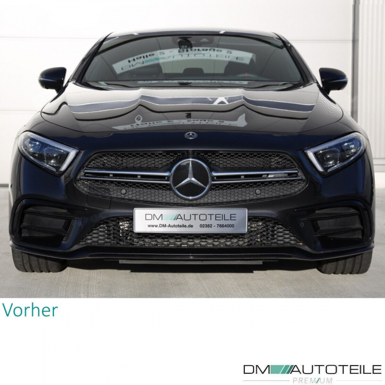 Kühlergrill Chrom passt für Mercedes CLS C257 auch Kamera auf Sport-Panamericana GT