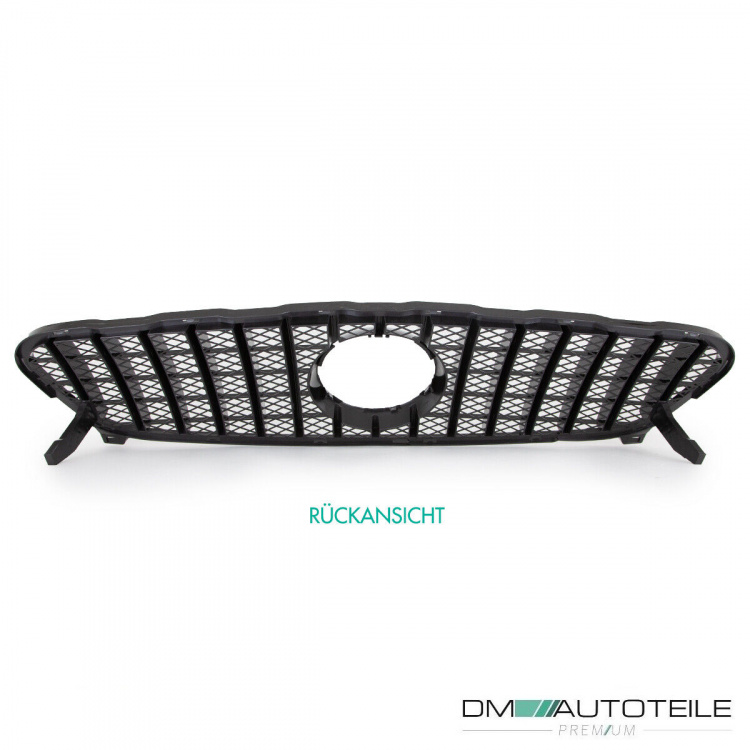 Kühlergrill Chrom Schwarz passt für Mercedes GLA X156 13-16 auf Sport-Panamericana GT