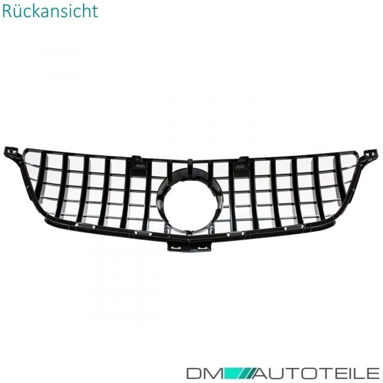 Kühlergrill Schwarz Chrom passt für Mercedes ML-Klasse W166 Bj 11-14 auf Facelift Sport-Panamericana GT
