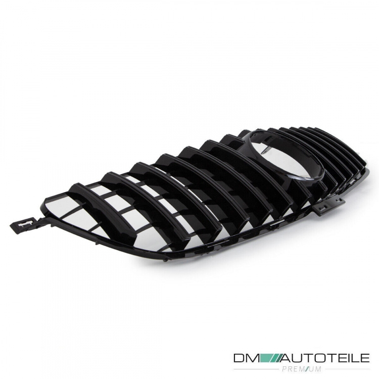 Kühlergrill Schwarz glanz passt für Mercedes ML-Klasse W166 ab 11-15 auf Sport-Panamericana GT