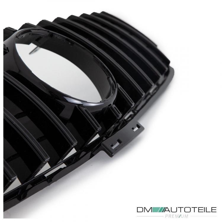 Kühlergrill Schwarz glanz passt für Mercedes ML-Klasse W166 ab 11-15 auf Sport-Panamericana GT