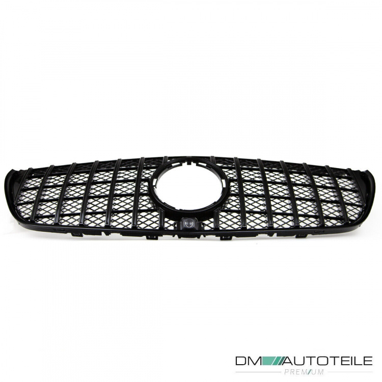 Kühlergrill Schwarz Glanz für Kamera passt für Mercedes V-Klasse W447 Bj ab 2014 auf Sport-Panamericana GT