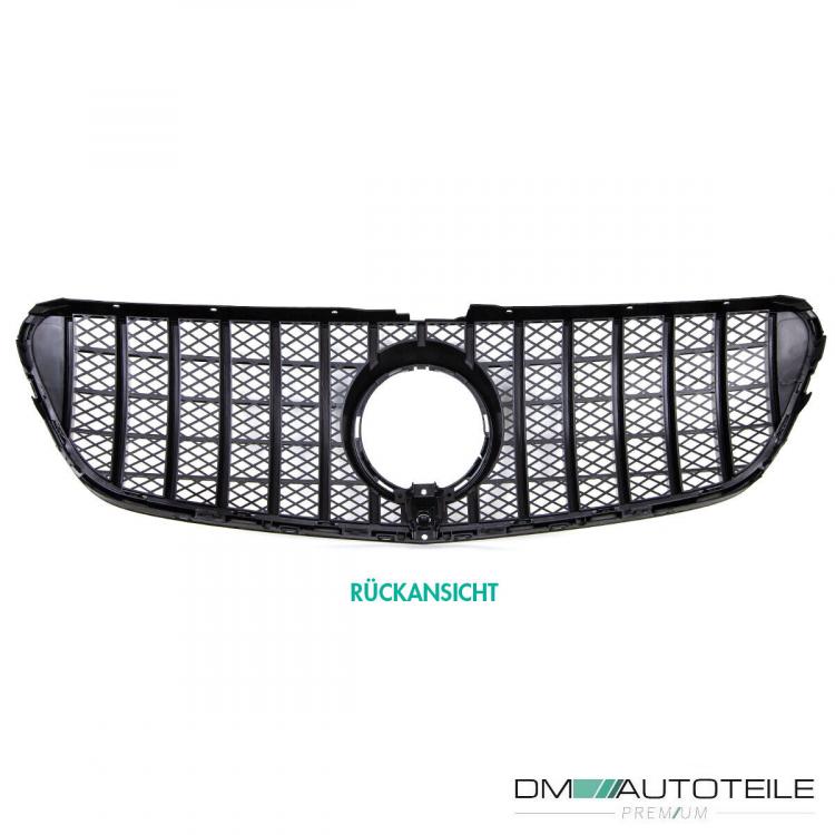 Kühlergrill Schwarz Glanz für Kamera passt für Mercedes V-Klasse W447 Bj ab 2014 auf Sport-Panamericana GT