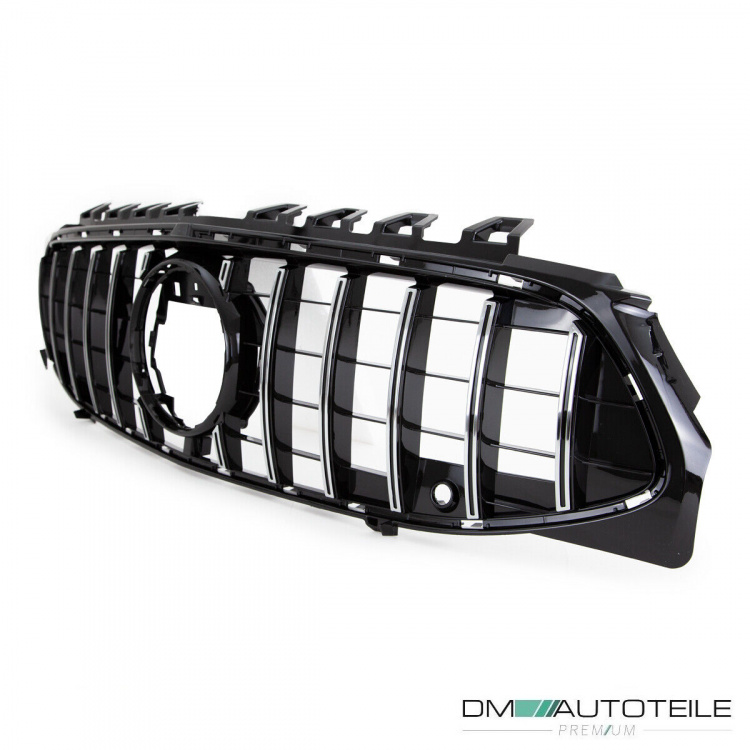 Kühlergrill Schwarz Chrom passt für Mercedes CLA W118 ab 2019 für PDC ohne Kamera