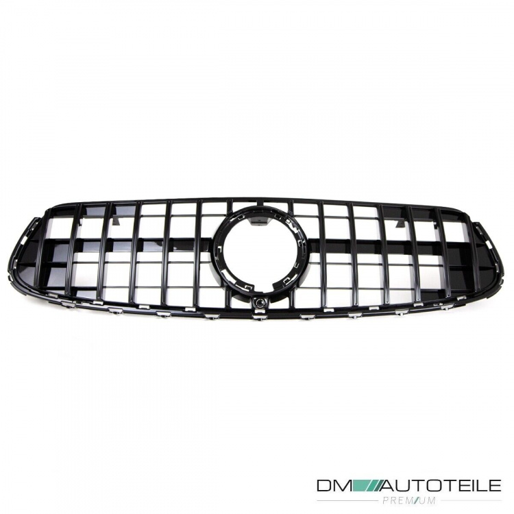 Kühlergrill Schwarz Komplett passt für Mercedes GLC X253 Facelift nur AMG Line Bj ab 2019 aus ABS