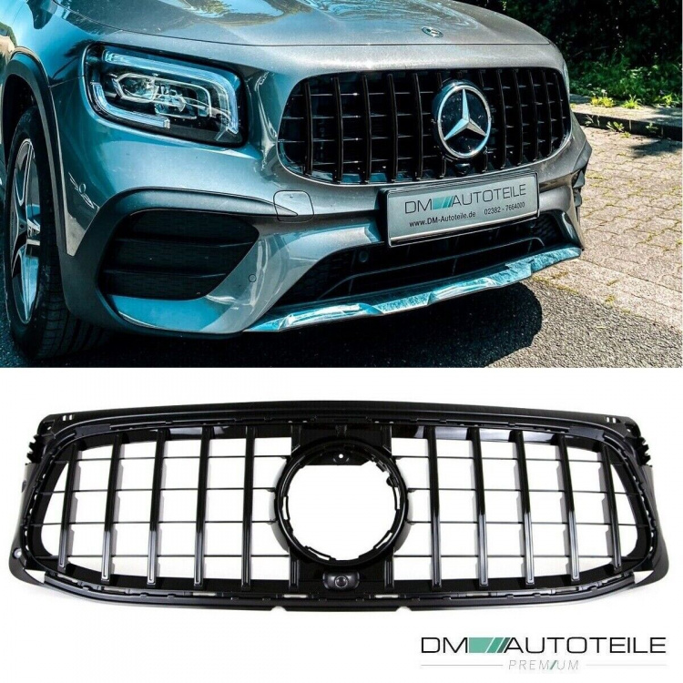 Kühlergrill Schwarz passt für Mercedes GLB X247 mit AMG Line