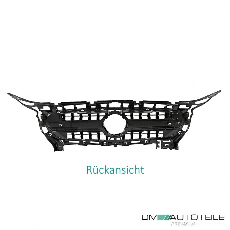 Kühlergrill Frontgrill Schwarz Chrom passt für Mercedes Benz AMG GT C190 R190 Bj 14-17 zweitürig