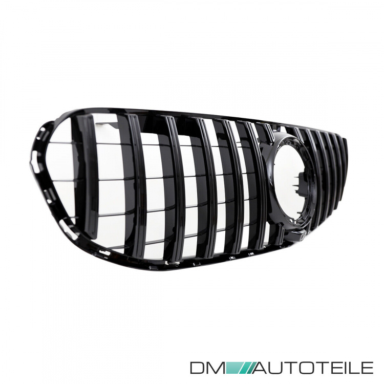 Kühlergrill Schwarz komplett passt für Mercedes GLC X253 Facelift ohne AMG Line Bj ab 2019 aus ABS