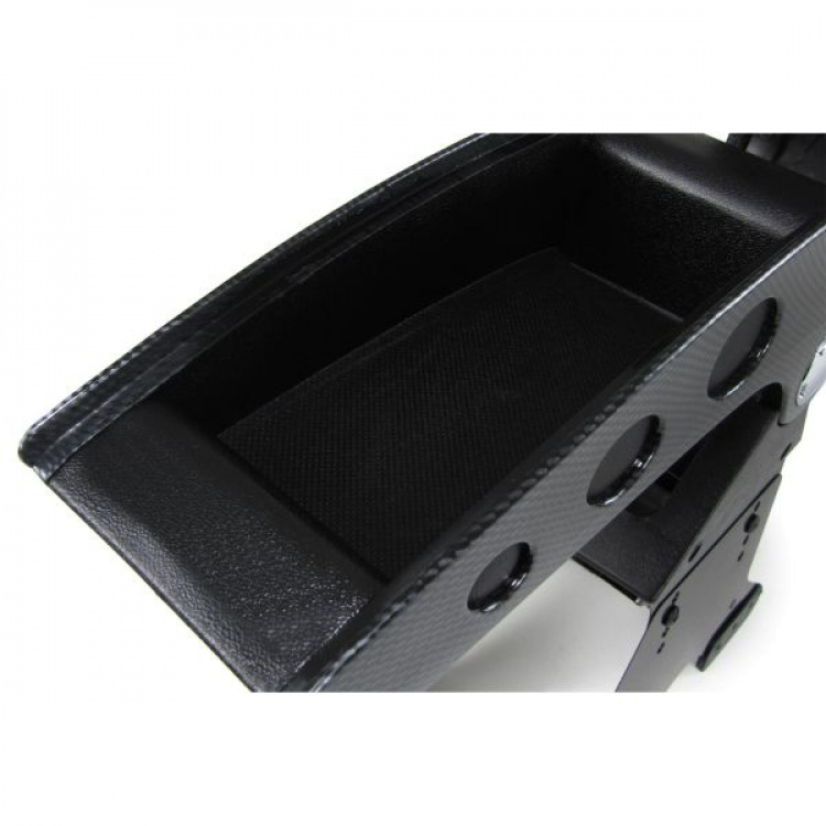Universal Upgrade Staufach Mittelkonsole Mittelarmlehne Ablage für viele verschiedene Fahrzeuge in Carbon Design
