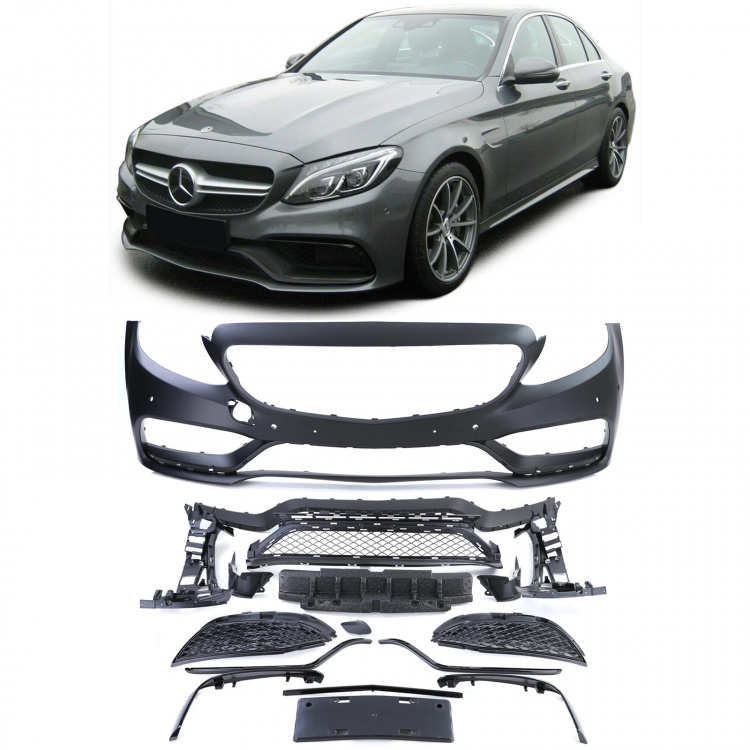Upgrade Design Sport Frontstoßstange für Mercedes-Benz C-Klasse W205/S205 Lim./Kombi 14-18 mit PDC
