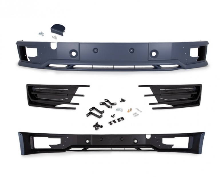 Front Spoiler Lippe Stoßstange Sportline für VW T6 Multivan Transporter ab 2015