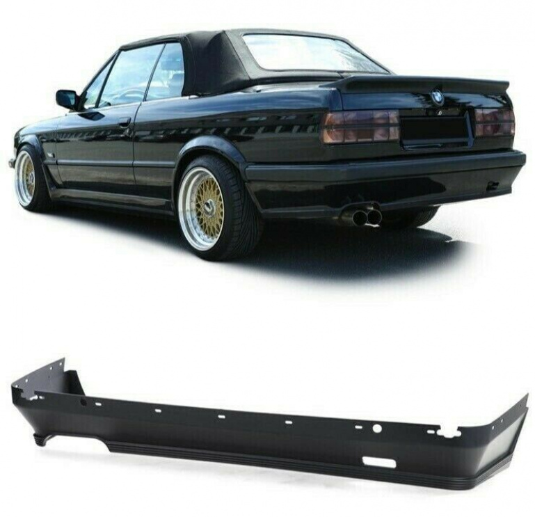 Upgrade Design Heckstoßstange für BMW 3er E30 82-90 Limo (2+4 Türer) Cabrio Typ 1