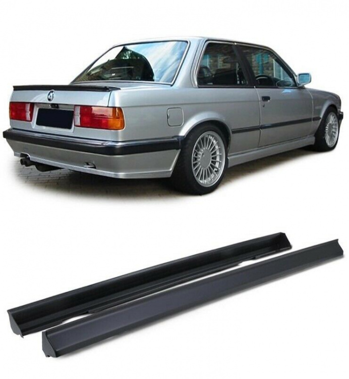 Frontspoiler Lippe vorne Spoiler unten Schwarz 87-94 passend für BMW alle  E30 nicht IS