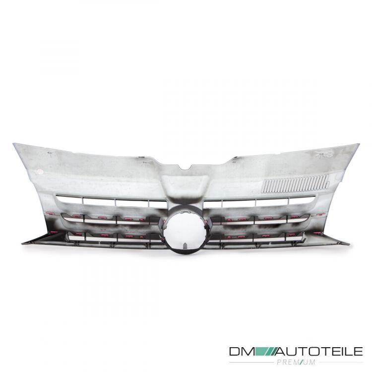Kühlergrill Front Grill Schwarz lackiert Leiste Rot für VW T5 GP Facelift 09-15