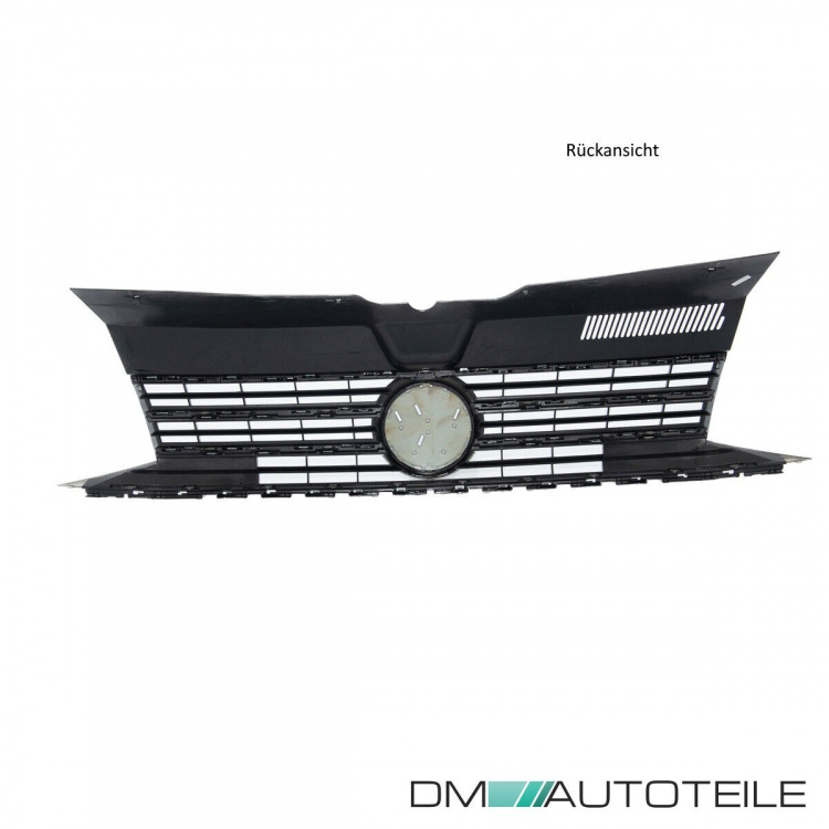Set Kühlergrill für Emblem+ Gitter Stoßstange unten Hochglanz Schwarz passt für VW T6 alle Modelle 2015-2019 auch Sportline