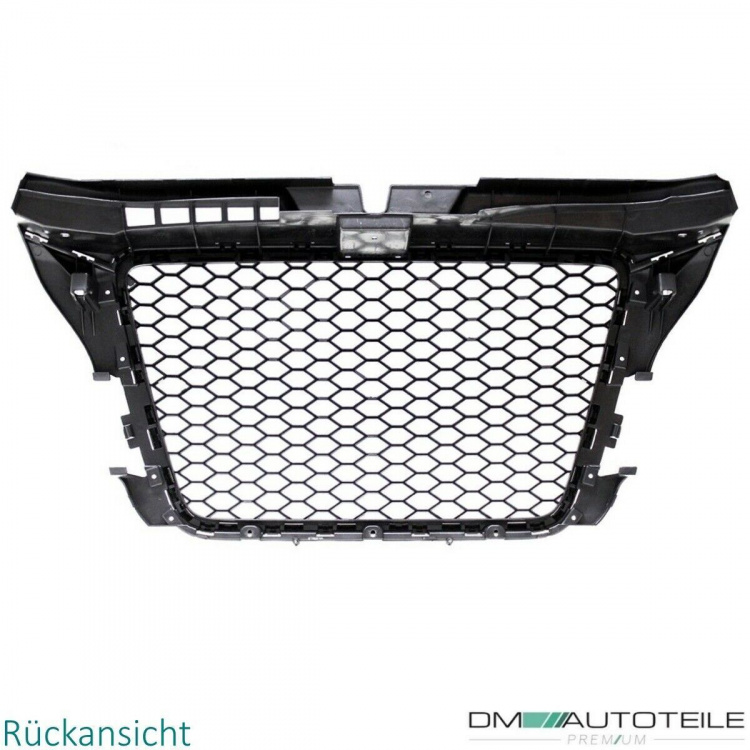 Kühlergrill Wabengrill Schwarz Glanz passt für Audi A3 8P Facelift 08-13