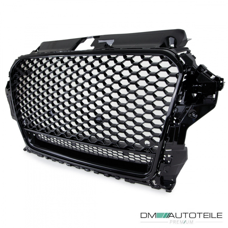 Sport Kühlergrill Wabengrill Schwarz Glanz passt für Audi A3 8V 12-16 nicht RS3 QuattroSport Kühlergrill Wabengrill Schwarz Glanz passt für Audi A3 8V 12-16 nicht RS3 Quattro