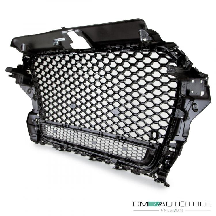Sport Kühlergrill Wabengrill Schwarz Glanz passt für Audi A3 8V 12-16 nicht RS3 QuattroSport Kühlergrill Wabengrill Schwarz Glanz passt für Audi A3 8V 12-16 nicht RS3 Quattro