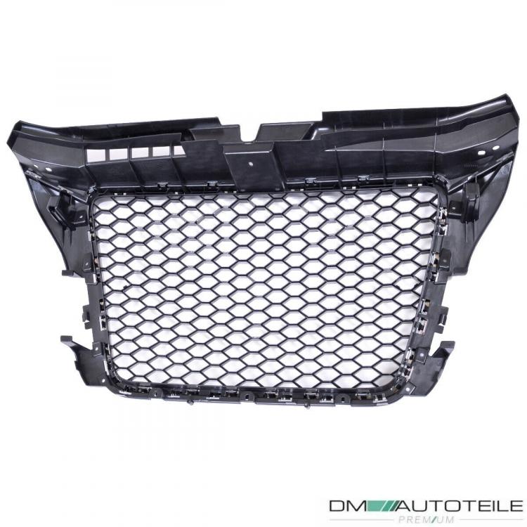 Kühlergrill Wabengrill Schwarz Chrom passt für Audi A3 8P Facelift 08-13 nicht RS3 ohne Parkhilfe