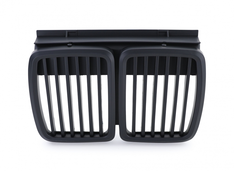 Upgrade Design Sport Kühlergrill / Nieren für BMW 3er E30 87-94 schwarz matt