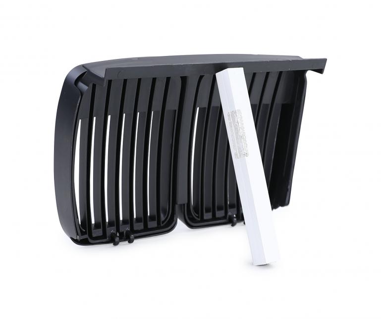 Upgrade Design Sport Kühlergrill / Nieren für BMW 3er E30 87-94 schwarz matt