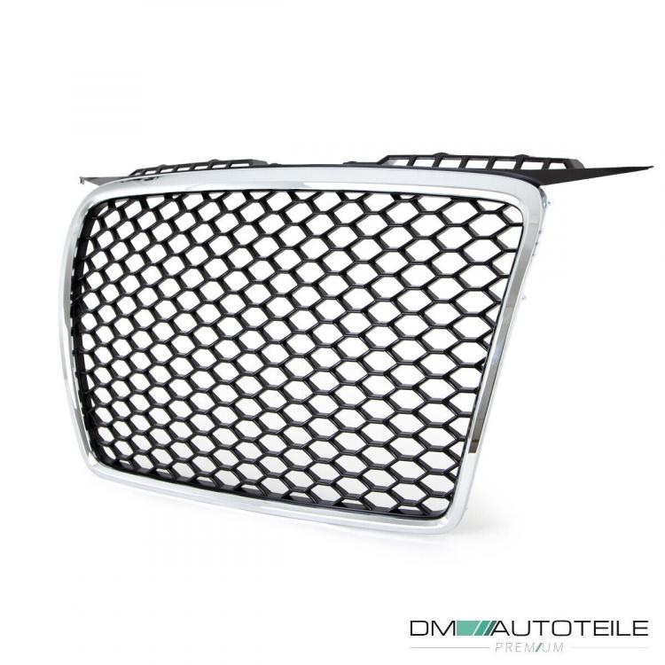 Wabengrill Schwarz Chrom Kühlergrill passt für Audi A3 8P ab 03-08 nicht RS3