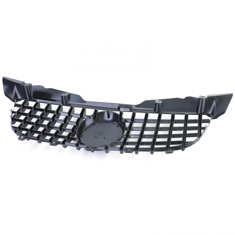 Upgrade Sportgrill / Kühlergrill für Mercedes Benz Sprinter W906 06-13 Hochglanz schwarz/chrom