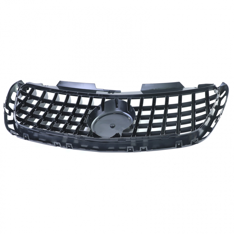 Upgrade Sportgrill / Kühlergrill für Mercedes Benz Sprinter W907/910 18+ Hochglanz schwarz / Chrom