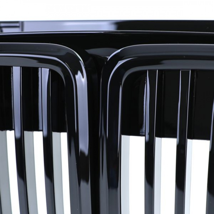Upgrade Design Sport Kühlergrill / Nieren für BMW 3er E30 87-94 schwarz hochglanz
