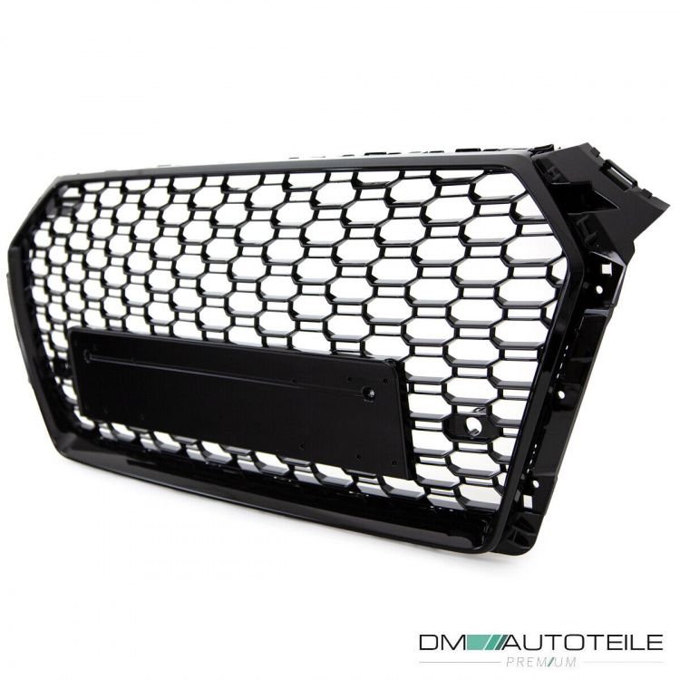 Kühlergrill Wabengrill Schwarz Hochglanz passt für Audi A4 B9 ab 2015-2019 kein RS4