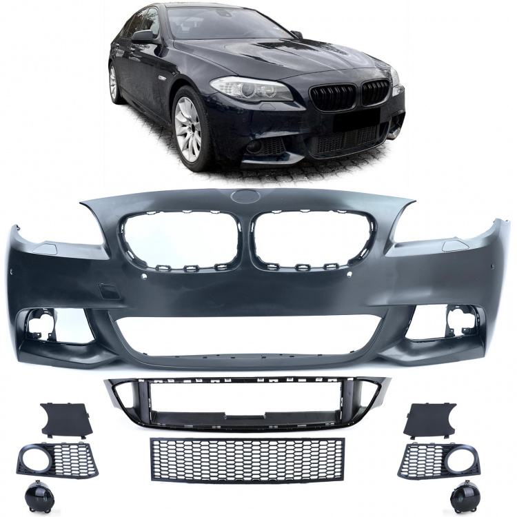 Upgrade Design Frontstoßstange für BMW 5er F10/F11 10-13 Lim./Touring PDC mit Nebelscheinwerfer und ABE