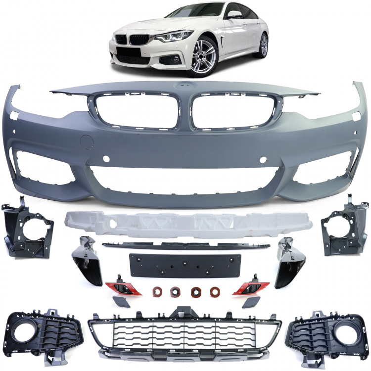 Upgrade Design Frontstoßstange für BMW 4er F32/F33/F36 10.13 - 06.21 PDC mit ABE