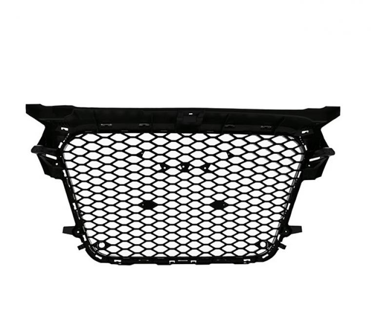 Upgrade Sportgrill Kühlergrill für Audi A1 (8X) 10-15 Hochglanz schwarz