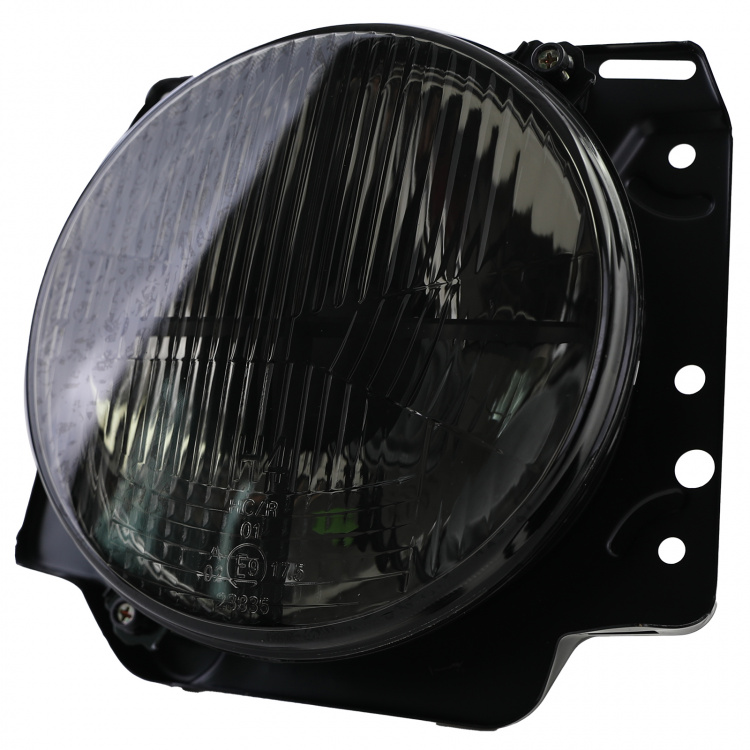 Upgrade Design geriffelte Scheinwerfer für VW Golf 2 83-91 schwarz mit Fadenkreuz