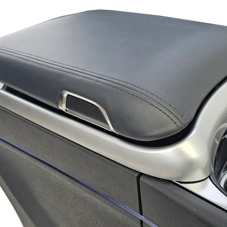 Upgrade Luxury Line Staufach Mittelkonsole Ablage für Mercedes Benz V-Klasse Vito Viano W447 14-23 mit LED Beleuchtung, USB, Kühlfunktion