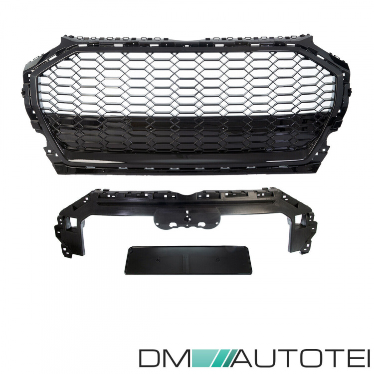 Kühlergrill Waben Grill Sport Schwarz hochglanz passt für Audi Q5 FY ab Facelift 2020 auch SQ5