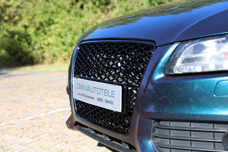 Kühlergrill Grill Wabendesign hochglanz Schwarz lackiert passt für Audi A5 8T Baujahr 2007-2011 nicht RS5