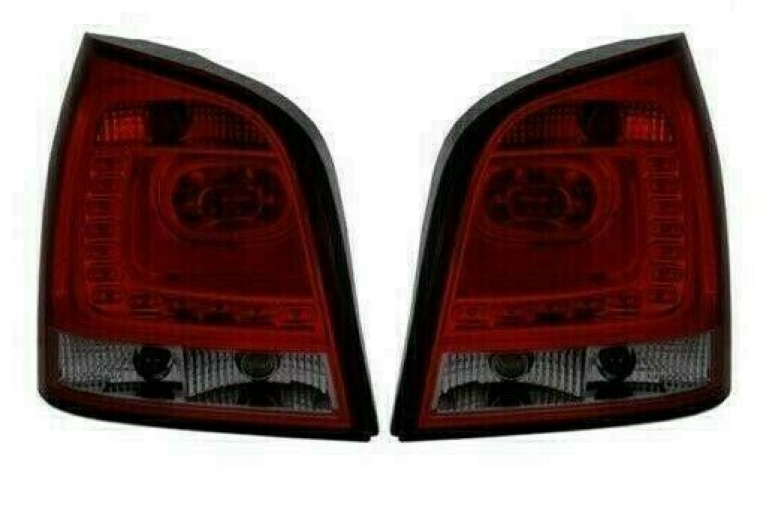 Upgrade Design LED Rückleuchten für VW Polo 9N3 05-09 kirschrot/rauch