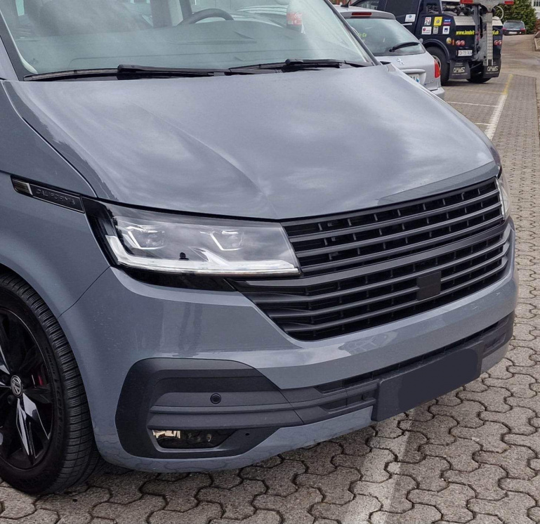 Upgrade Sportgrill / Kühlergrill für Volkswagen T6.1 ab 2019 matt schwarz