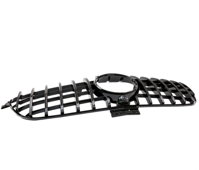 Upgrade Design Sportgrill / Frontgrill für Mercedes-Benz GLE Coupe C292 15-19 mit / ohne Kamera Hochglanzschwarz