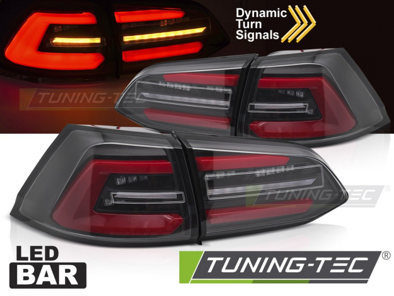 VOLL LED Upgrade Design Rückleuchten Set für VW Golf 7 (VII) Variant (Kombi) 12-17 weiss/rot mit dynamischem LED Blinker, ohne LED vom Werk aus