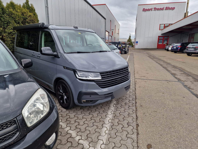 Upgrade Sportgrill / Kühlergrill für Volkswagen T6.1 ab 2019 matt schwarz