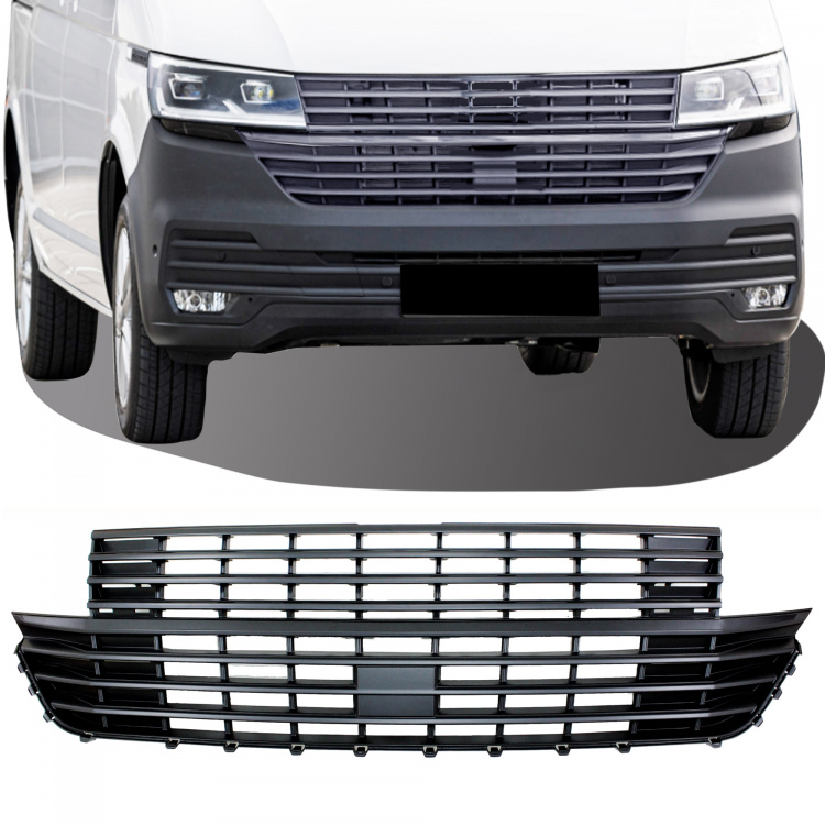 Upgrade Sportgrill / Kühlergrill für Volkswagen T6.1 ab 2019 matt schwarz